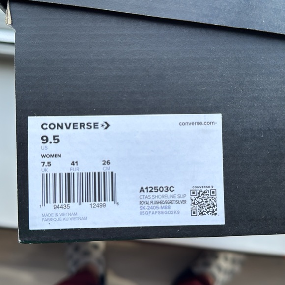 Converse cats shoreline slip royal flushed/silver soze 9.5 women - Picture 9 of 9